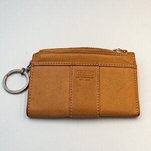 Coach Key Chain Leather card wallet